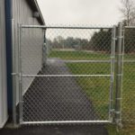 Tall White Vinyl Privacy Fencing